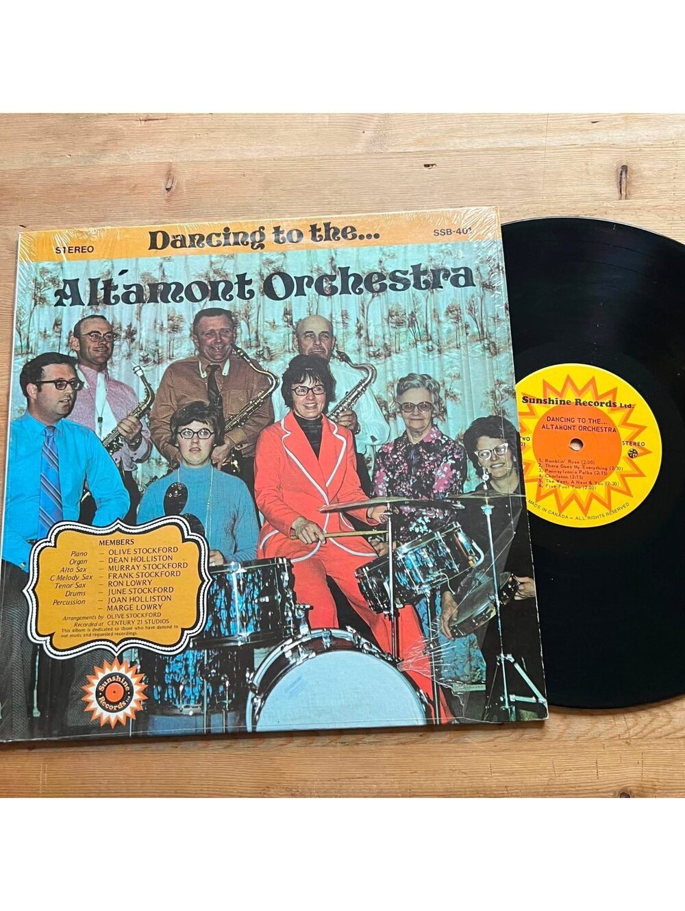 Altamont Orchestra - Dancing to the Altamont Orchestra 33rpm VG+ VR22